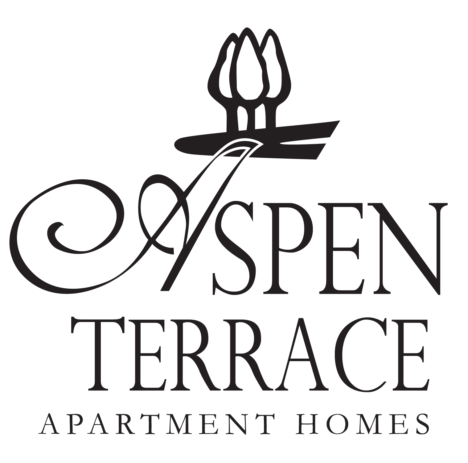 the logo or sign for the apartment